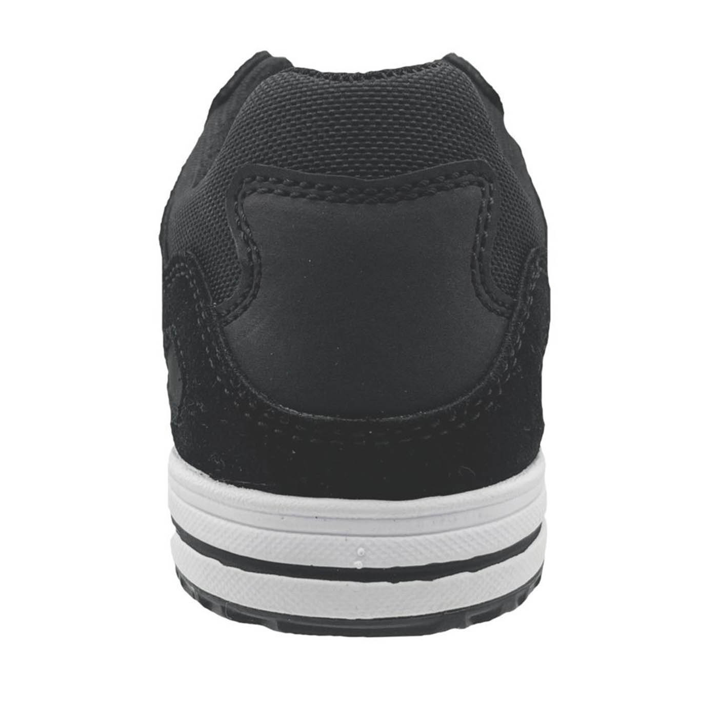 FatMax Safety Trainers Mens Wide Fit Black White Leather Steel Toe Boots Size 9 - Image 5