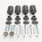 Towel Radiator Rail Matt Anthracite Vertical Heated Ladder Bathroom H800xW500mm - Image 2