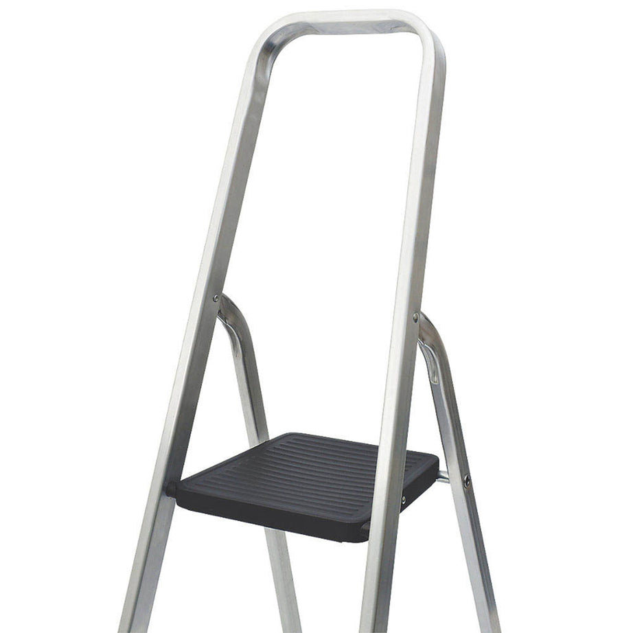 Mac Allister Step Ladder Aluminium 4 Professional Slip Resistant Tread (H)1.44 m - Image 2