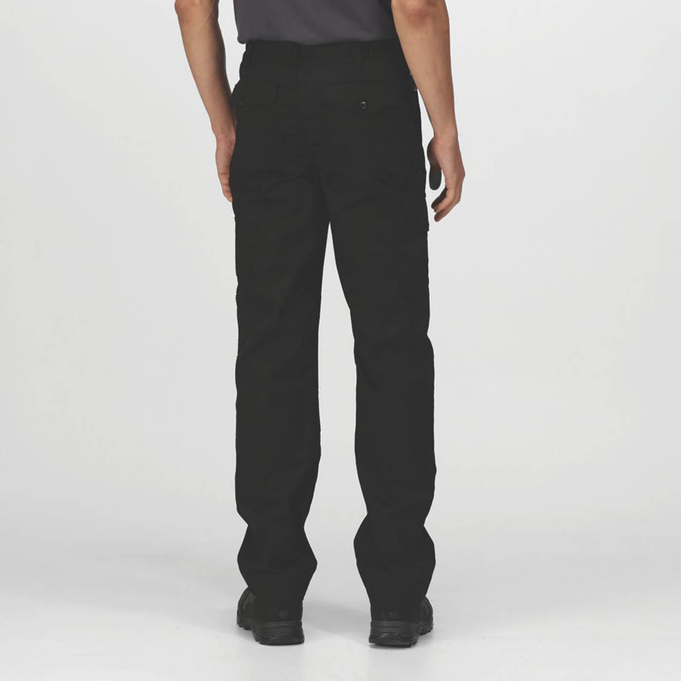 Regatta Pro Mens Work Trousers Black Cargo Classic Fit Multi Pockets 42" W 29" L - Image 4