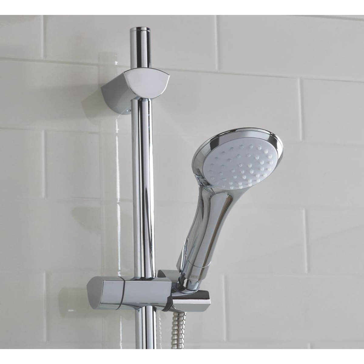 Bristan Mixer Shower Kit Thermostatic Single-Spray Pattern Chrome Concealed - Image 6