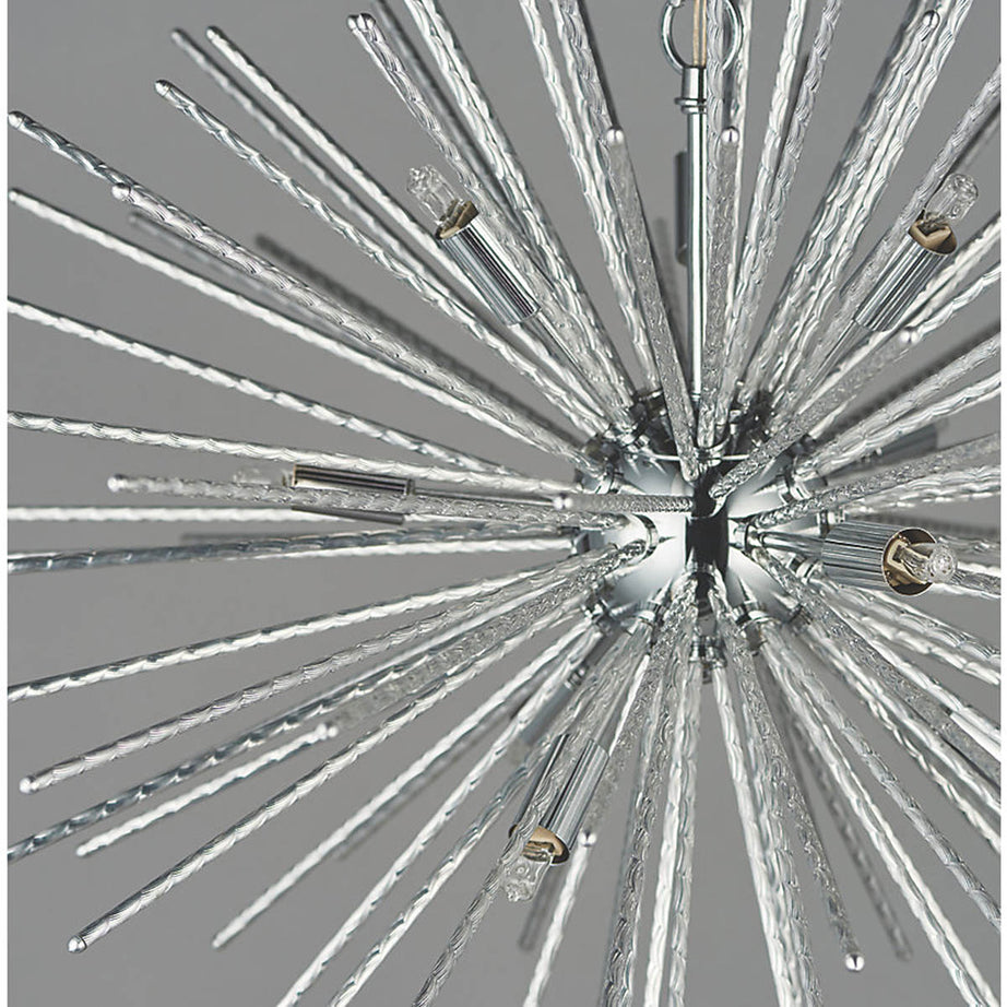 Quay Design LED Ceiling Light Warm White Layla Chrome Adjustable Drop Modern - Image 4