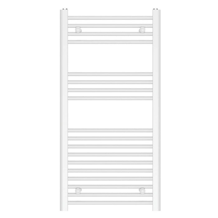 Towel Rail Radiator White Steel Bathroom Warmer Ladder 446W (H)1000x(W)500mm - Image 1