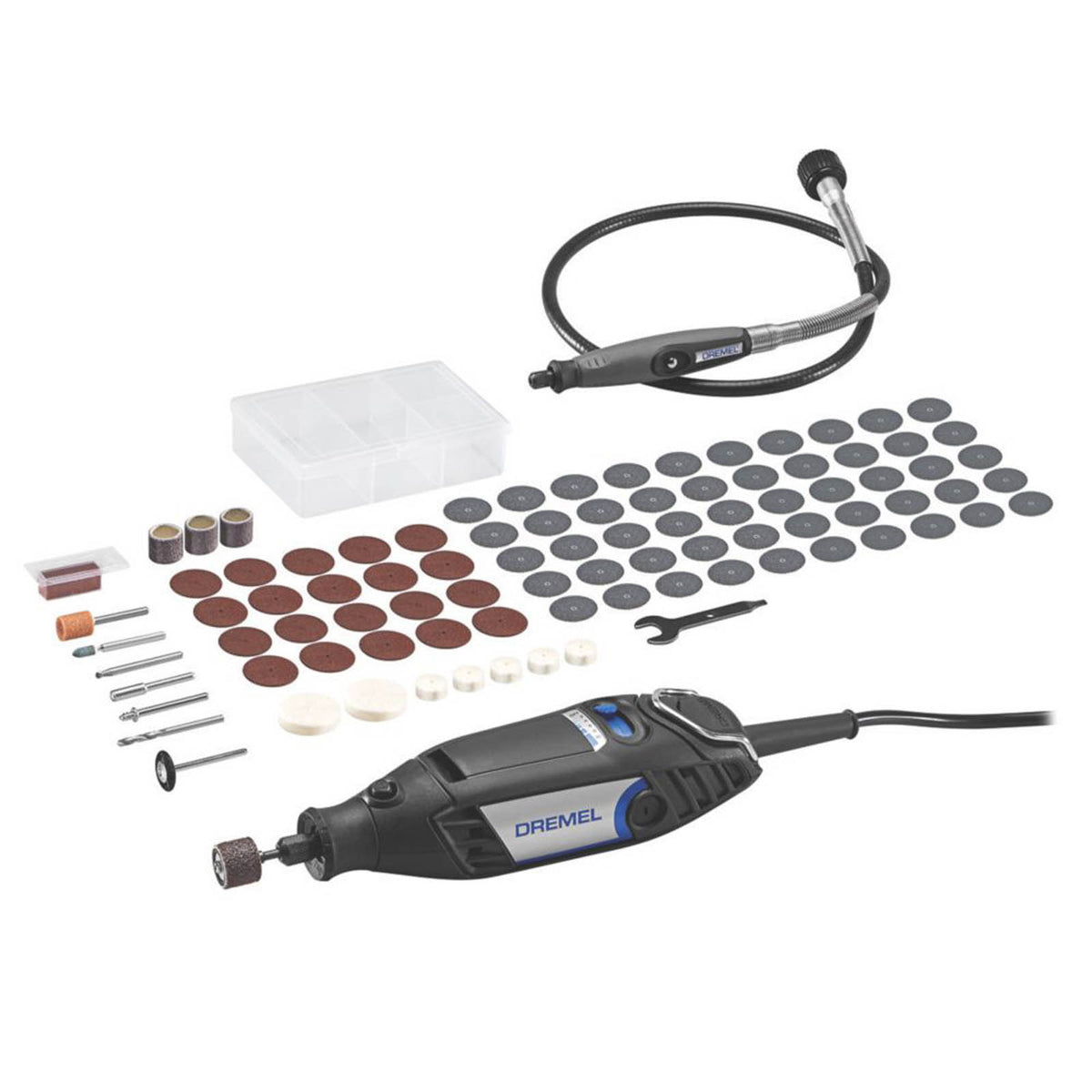 Dremel Multi Tool Electric 3200-1/90 Accessories Variable Speed Compact 130W - Image 1