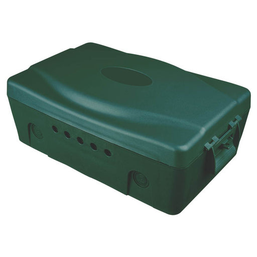 Outdoor Electrical Box Enclosure 4G Weatherproof 5 Cable Outlets 351x220x125mm - Image 1