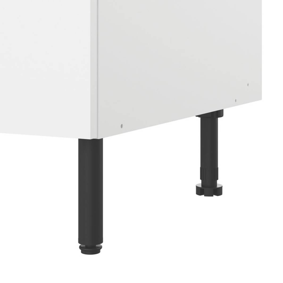 Kitchen Base Unit Cabinet Matt White Door Drawer Storage Cupboard 60x59x86cm - Image 5