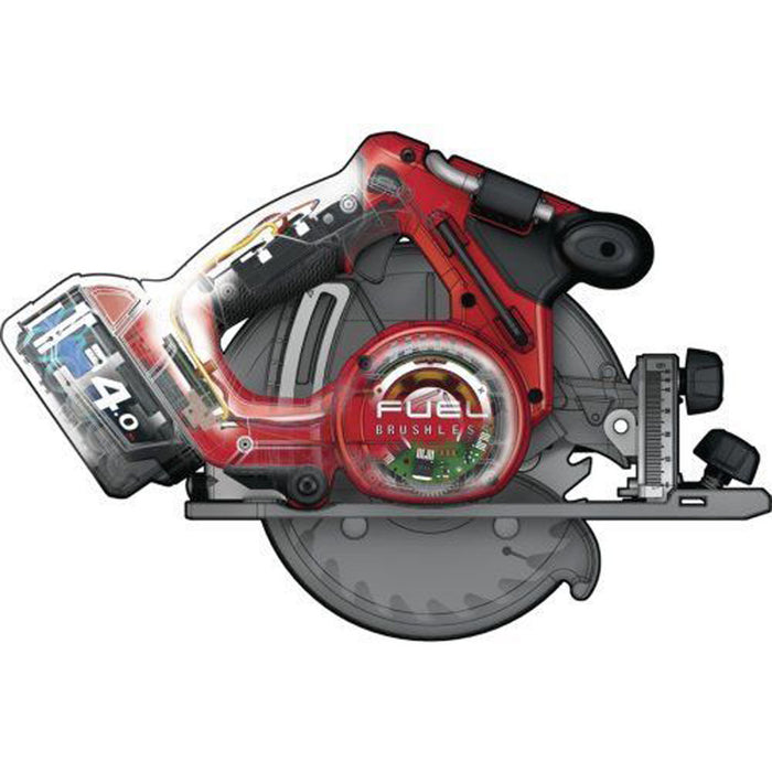 Milwaukee Circular Saw Cordless M18CCS55-0 Brushless 18V 165mm LED Body Only - Image 4