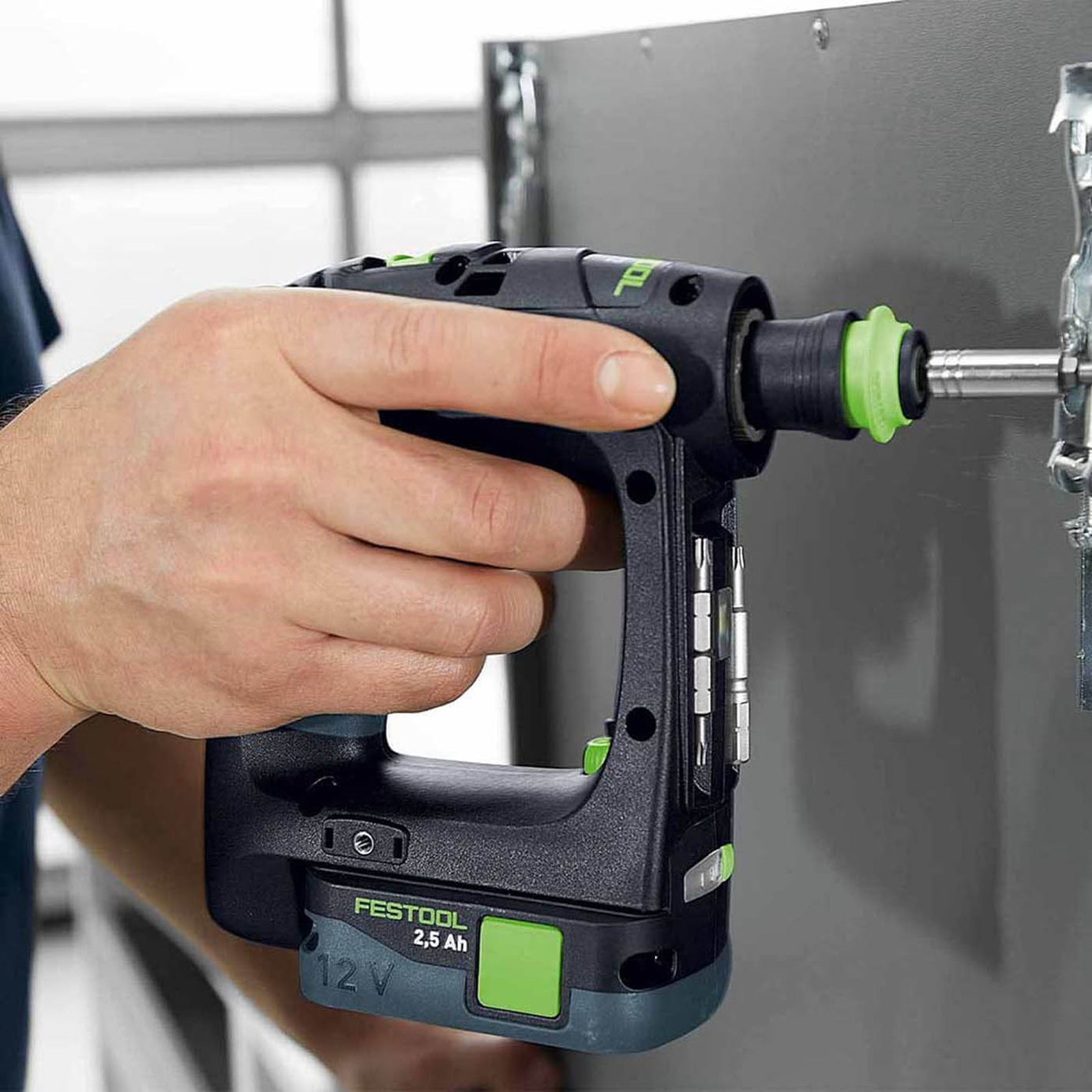 Festool Cordless Drill Cordless 10.8V Li-Ion CXS 12  Brushless Compact Body Only - Image 6