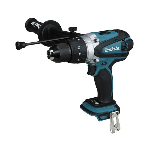 Makita Combi Drill Cordless DHP458 18V LXT Li-Ion Side Handle Clip Body Only - Image 1