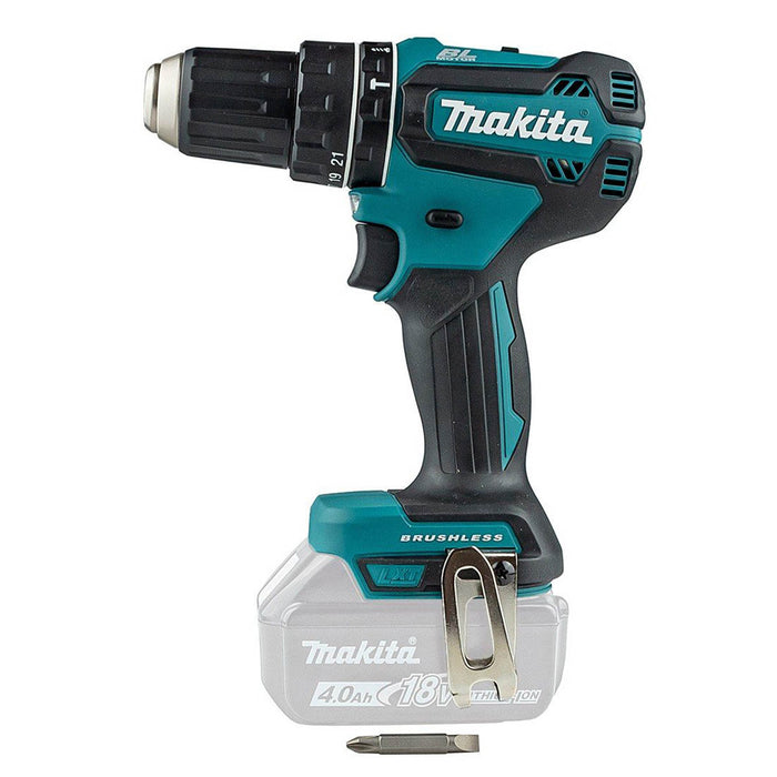 Makita Combi Drill Cordless DHP48518vLXT Brushless Keyless Compact 18V Body Only - Image 2