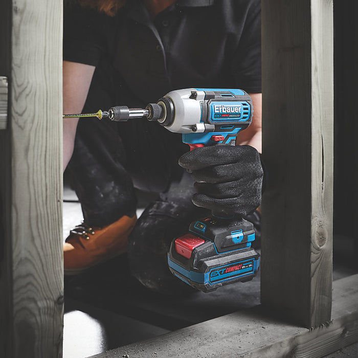 Erbauer Impact Driver Cordless EID12-LI-2 Brushless Compact 12V - Body Only - Image 2