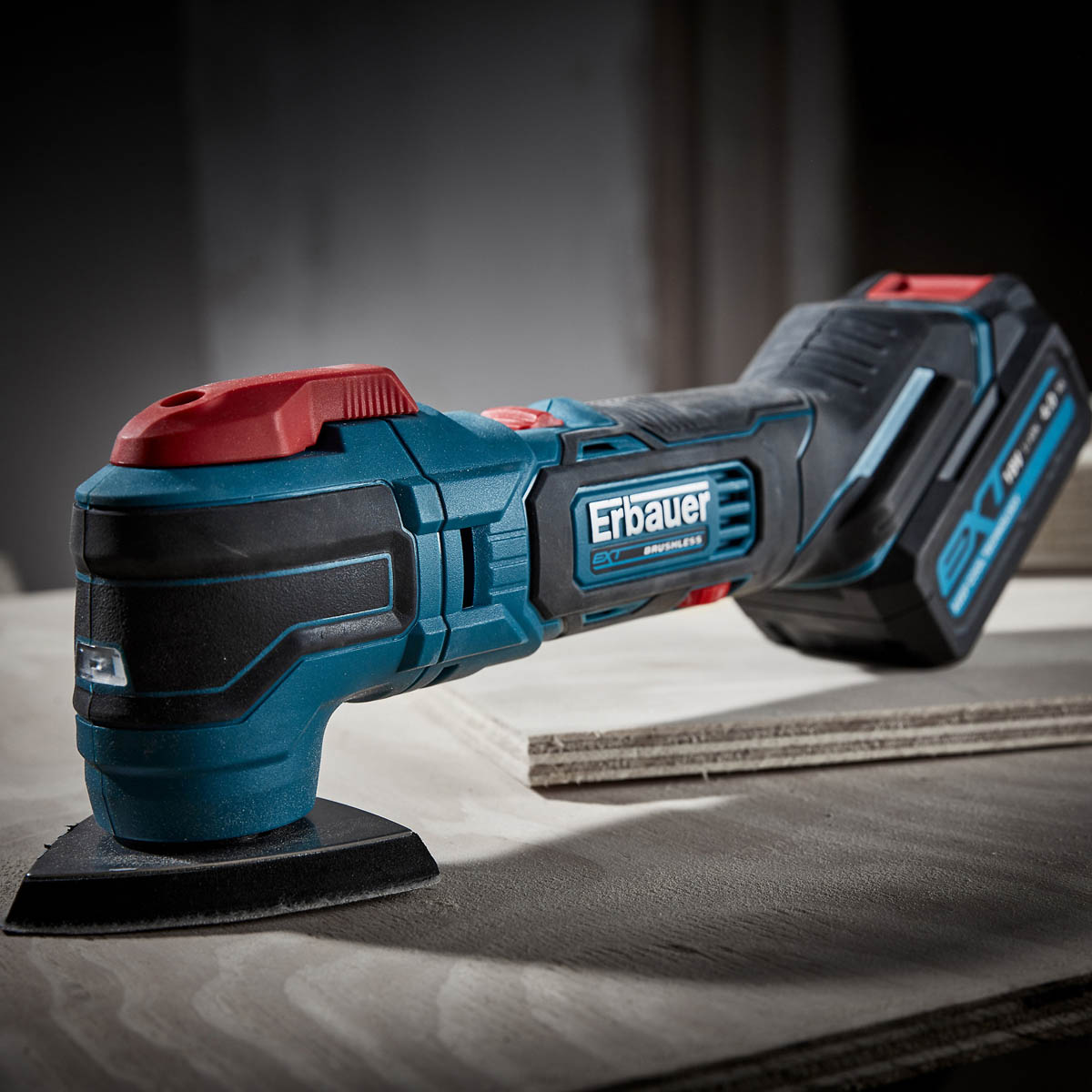 Erbauer Multi Tool Cordless 18V Li-Ion EMT18-Li-QC Soft Grip Compact Body Only - Image 2