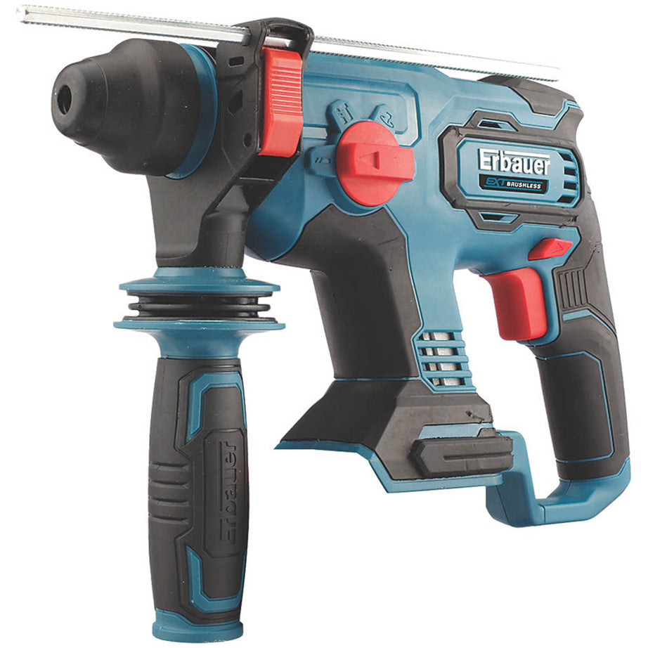 Erbauer Hammer Drill Cordless 18V Li-Ion ERH18-Li SDS Plus Brushless Body Only - Image 1