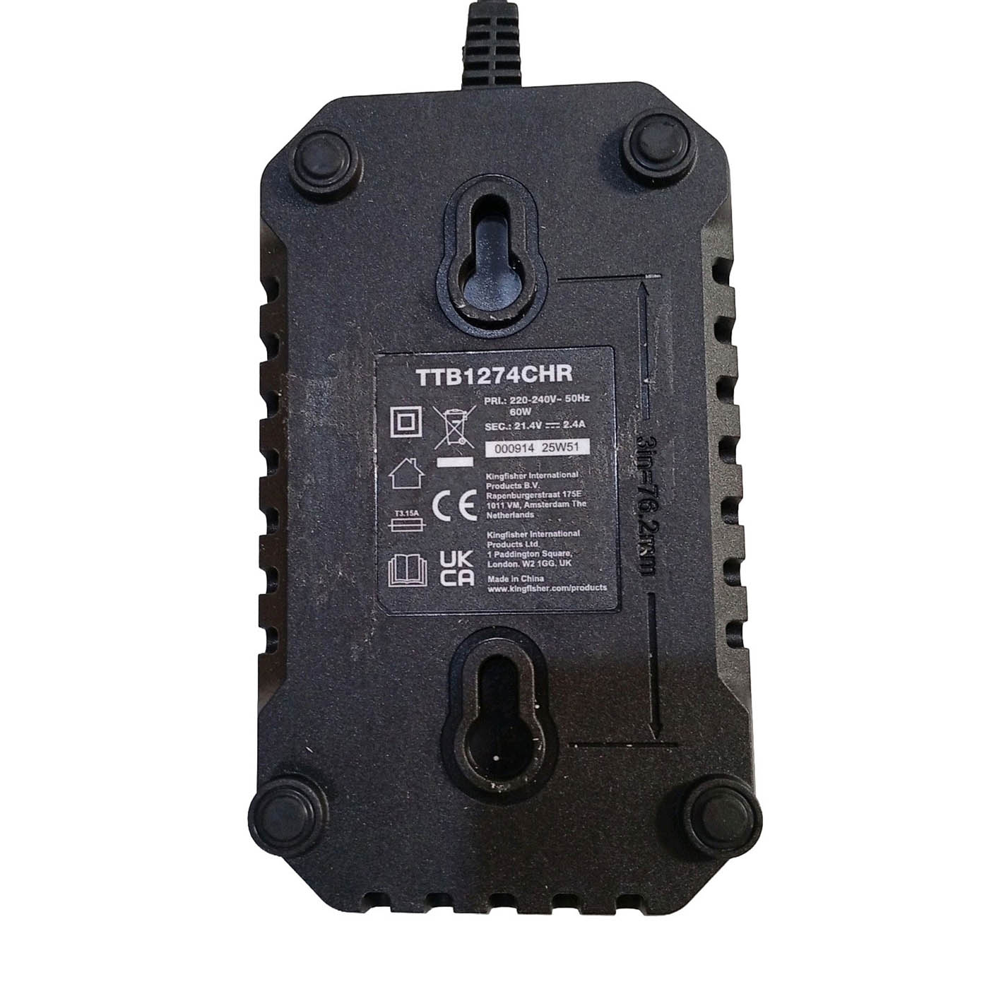 Titan Battery Charger TXP TTB1274CHR 21.4V Li-lon LED Indicator Compact - Image 3